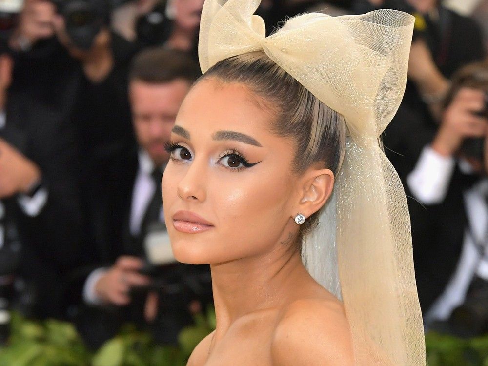 Ariana Grande attends the Heavenly Bodies: Fashion & The Catholic Imagination Costume Institute Gala at The Metropolitan Museum of Art on May 7, 2018 in New York City.