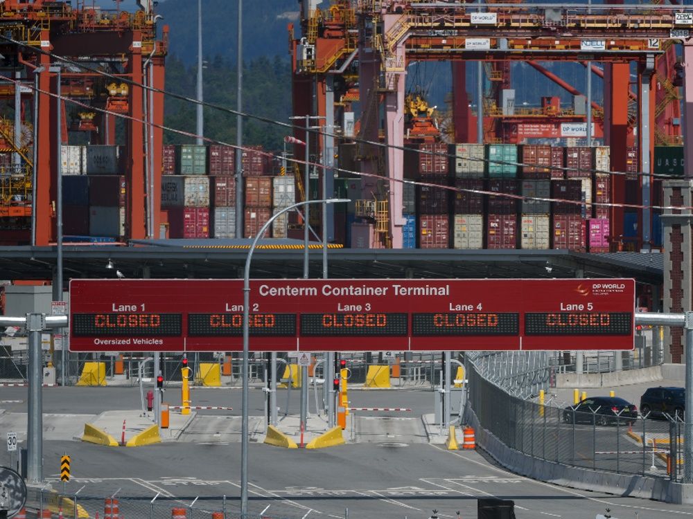 B.C. port strike back on after union rejects mediator's four-year deal as 'far too long'