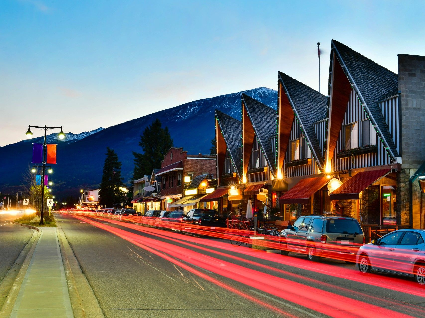 Evening in Jasper, Alberta