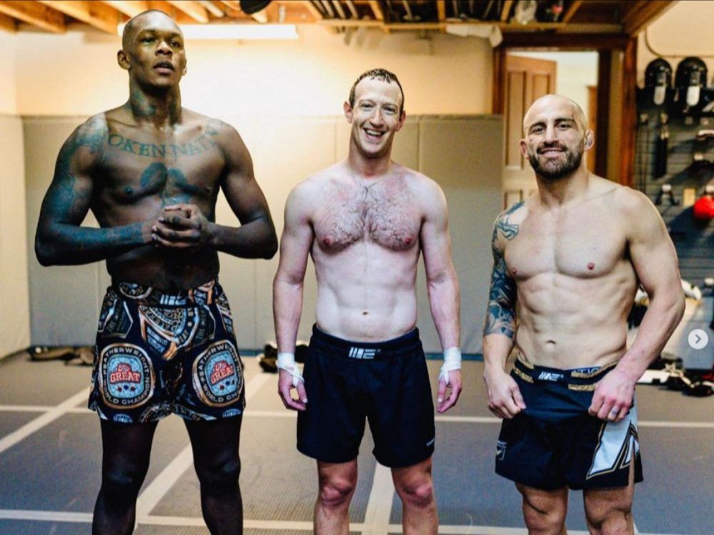 Mark Zuckerberg trains with UFC stars ahead of his fight with Elon