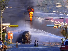 Lac-Megantic train explosion.