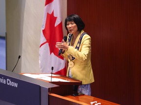 Olivia Chow at Toronto city hall