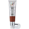 Upright tube of IT Cosmetics CC+ Cream Full Coverage Color Correcting Foundation with SPF 50+.