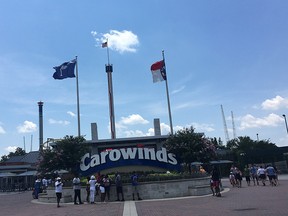 The Carowinds entrance