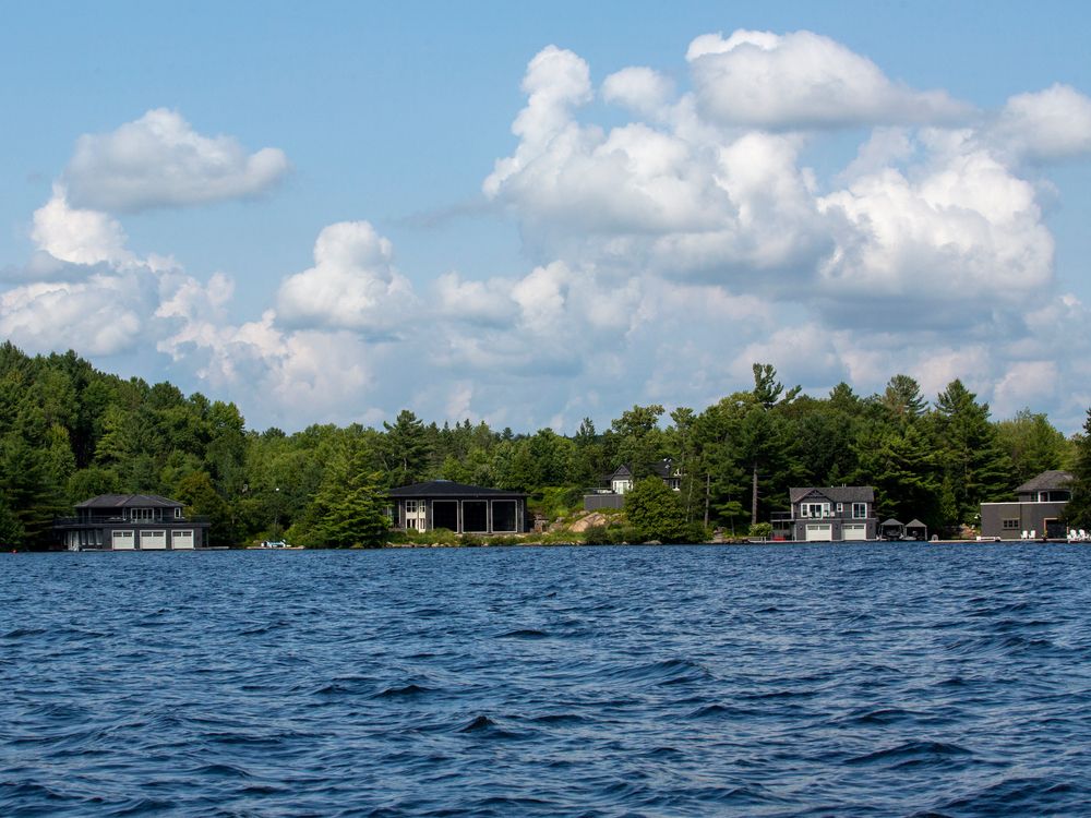 Cottages on Lake Rosseau in Port Carling, Ont.