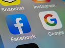 Facebook and Google control 80 per cent of the online ad market in Canada. 