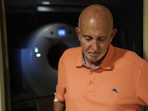 Jay Reinstein, who was diagnosed with early-onset Alzheimer's disease five years ago, hopes to be eligible for the new medication Leqembi. MUST CREDIT: Washington Post photo by Michael Robinson Chávez