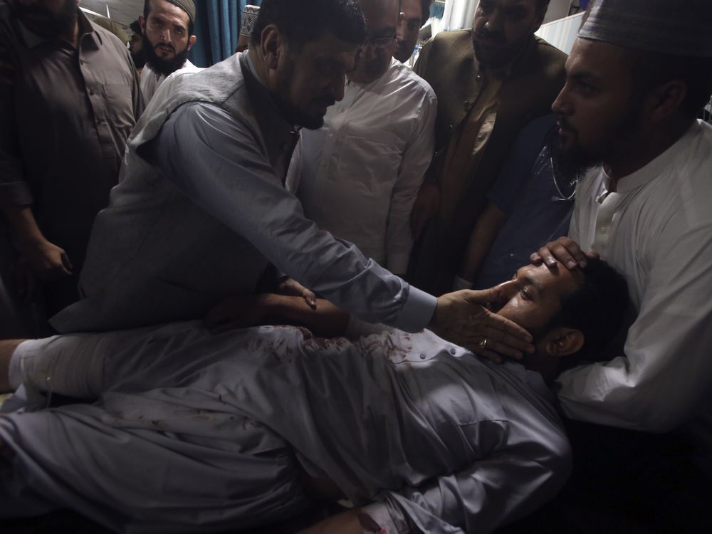 A Bomb At A Political Rally In Northwest Pakistan Kills At Least 40 ...