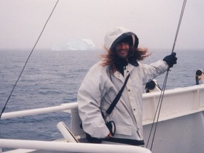 Stephen Fenech on a boat