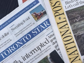 Toronto Star and National Post newspapers