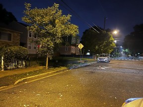 Meade Street is seen after multiple people were shot in Washington early Wednesday, July 5, 2023.