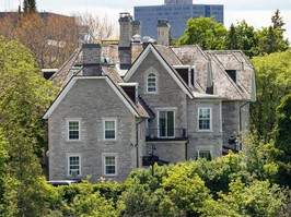 The 24 Sussex Drive residence.