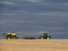 An Alberta farmer plants his crops.