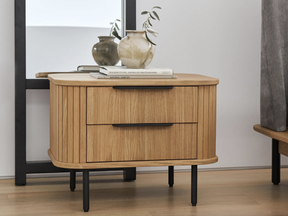 The Easy Edge Bedside Table by Canadian DTC furniture brand Sundays.