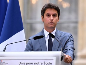 French Education and Youth Minister Gabriel Attal.