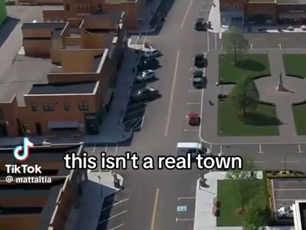 Massive 'fake town' in Ontario goes viral for being used as film set