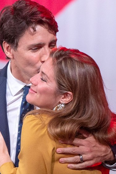 Justin Trudeau Sophie Gregoire kiss