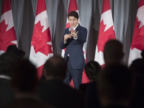 Justin Trudeau at Liberal fundraiser event