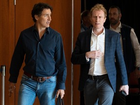 Justin Trudeau and Marc Miller