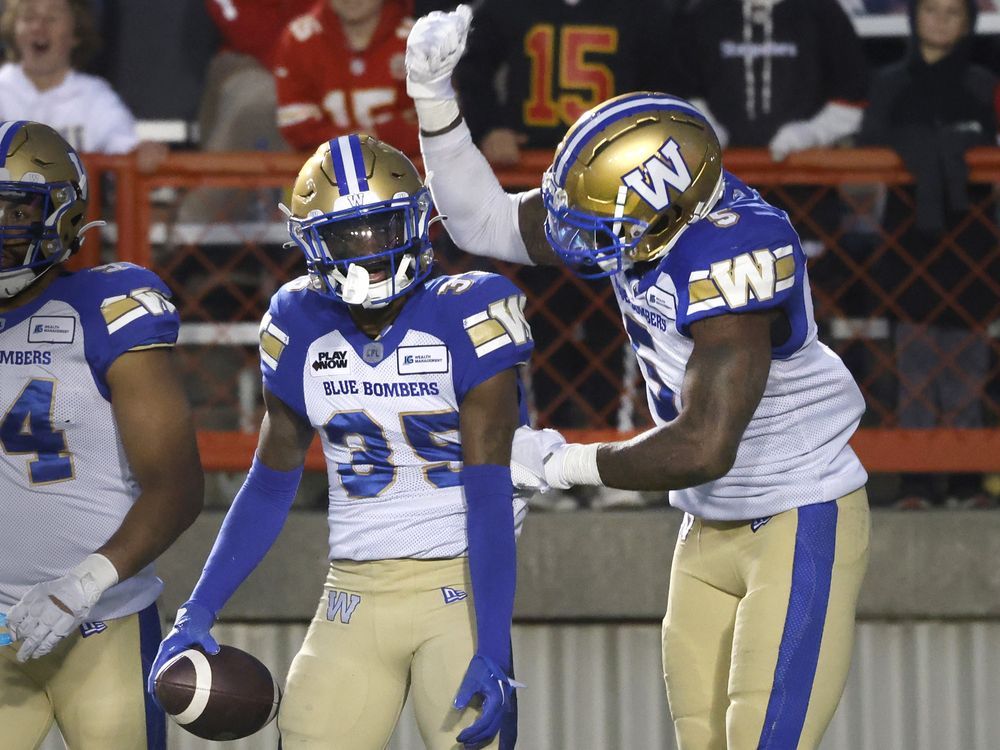 Winnipeg Blue Bombers celebrate bounce-back win over CFL's bottom-dwellers