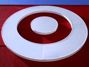 File - The bullseye logo on a Target store is shown in the South Bay neighborhood of Boston, on Feb. 28, 2022. Target reports earnings on Wednesday.