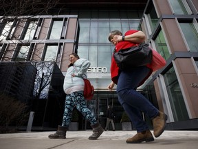 Elementary Teachers' Federation of Ontario (ETFO) headquarters is seen in Toronto, on Monday, March 9, 2020. The union representing elementary teachers in Ontario has filed a complaint with the province's labour relations board, accusing the government of failing to bargain in good faith.