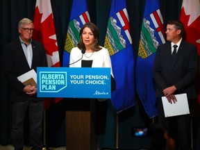 Alberta pension plan announcement