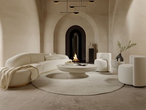 Rove Concepts' Reya Curved Sectional is grand and sculptural.
