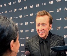 Nicolas Cage at the 'Dream Scenario' TIFF red carpet.