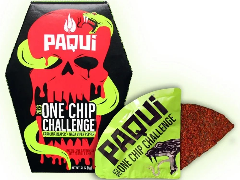 Revamped Ultra-Spicy Chips : Paqui One Chip Challenge