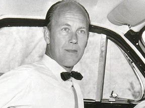 Nils Bohlin in 1958, when he was the director of Volvo's automotive safety and interior design department.