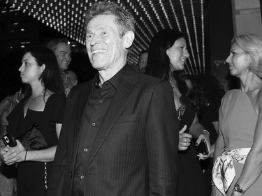 Actor Willem Dafoe on the red carpet.