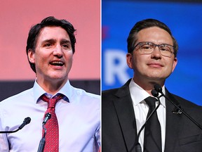 Justin Trudeau and Pierre Poilievre.