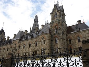 The West Block building of Parliament Hill