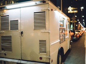 Refrigerated food truck