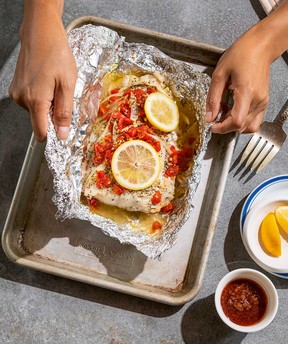 Steamed cod liboke