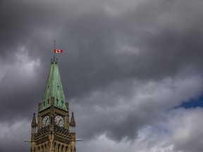 Flag on Parliament flying at half-mast