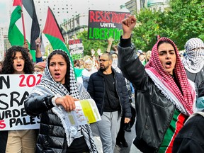 Palestine rally in Montreal