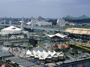 A view of the 1967 Expo fairgrounds in Montreal.