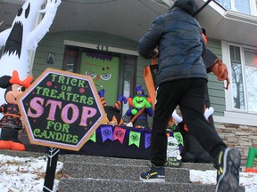 Trick-or-treaters