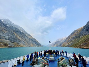 The south coast of Greenland offers some spectacular scenery for those on board Adventure Canada’s Iceland to Greenland cruise.