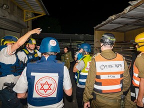 A group of doctors in Israel.