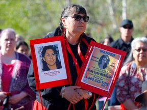 People honour the memories of missing and murdered Indigenous women and girls.
