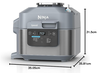 Ninja SF300C Speedi Rapid Cooker and Air Fryer dimensions.