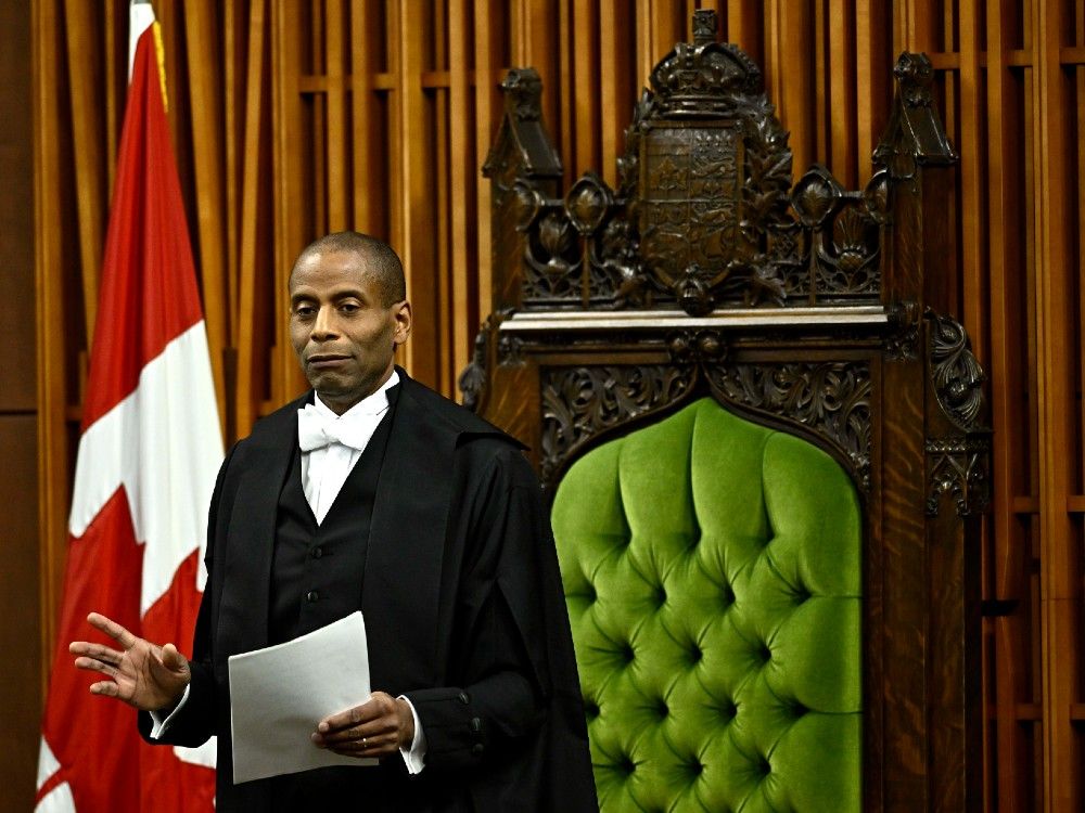 New Speaker Greg Fergus Makes Appeal For Decorum | National Post