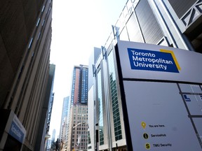 Toronto Metropolitan University campus.
