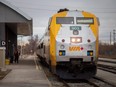 A Via Rail passenger train.