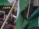 Pro-Palestinian protesters chanted