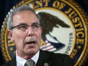 FILE - U.S. Attorney David Weiss speaks during a press conference on May 3, 2018, at his district office in Wilmington, Del. The special counsel overseeing the Hunter Biden investigation is expected to testify before a Congressional committee behind closed doors as a GOP probe into the Justice Department's handling of the case continues to unfold. In a rare step, David Weiss is set to appear for a transcribed interview before members of the House Judiciary Committee on Nov. 7, 2023, sources told The Associated Press Friday on the condition of anonymity to discuss the closed-door appearance.