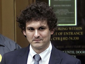 FTX founder Sam Bankman-Fried leaves Manhattan federal court, June 15, 2023, in New York.